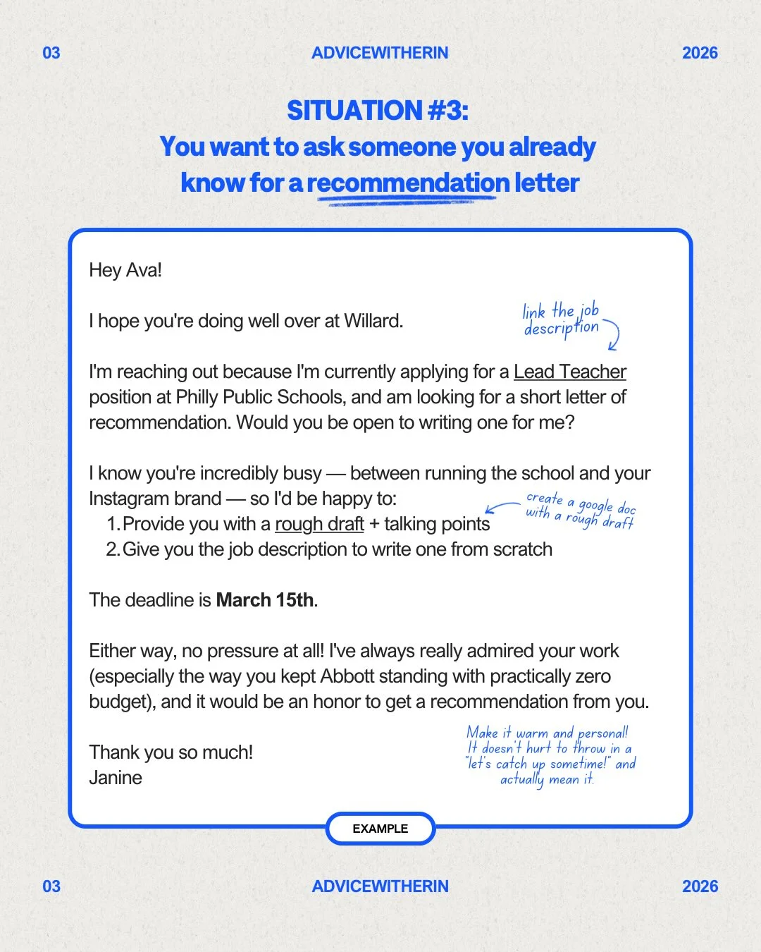 Photo by AdviceWithErin | Career & Life Advice on February 17, 2026. May be a Twitter screenshot of crossword puzzle, poster and text.