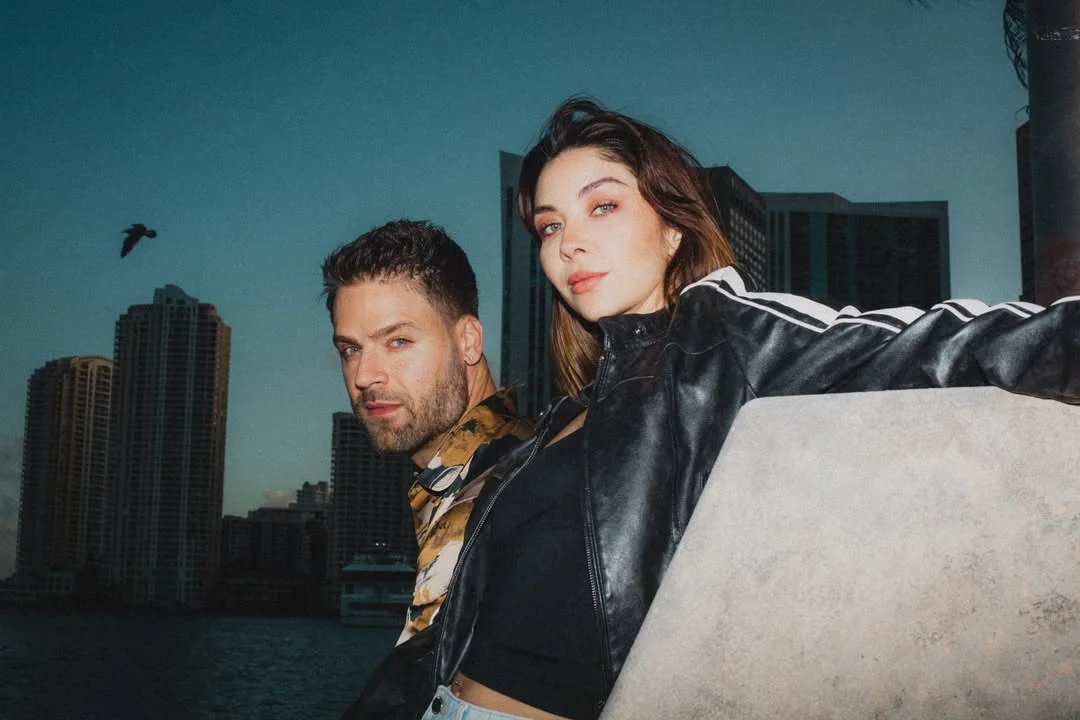 Photo shared by ViX Micro on February 18, 2026 tagging @alexaarchu, @univision, @jorgelosaactor, @larosadeguadalupeof, and @vix. May be an image of one or more people, makeup, flight jacket and text.