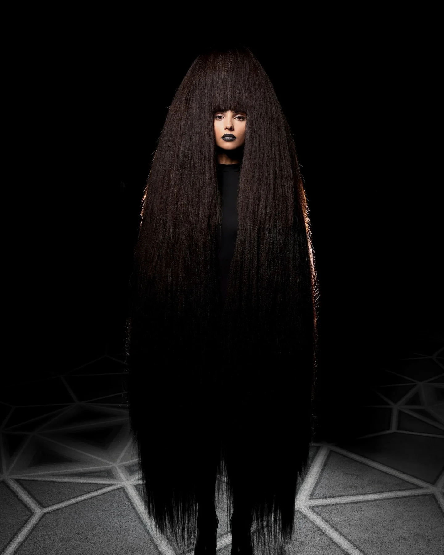 Photo shared by Amadeus Sabra on February 20, 2026 tagging @khajag.baronian. May be an image of one or more people, makeup, hair, headdress and text.