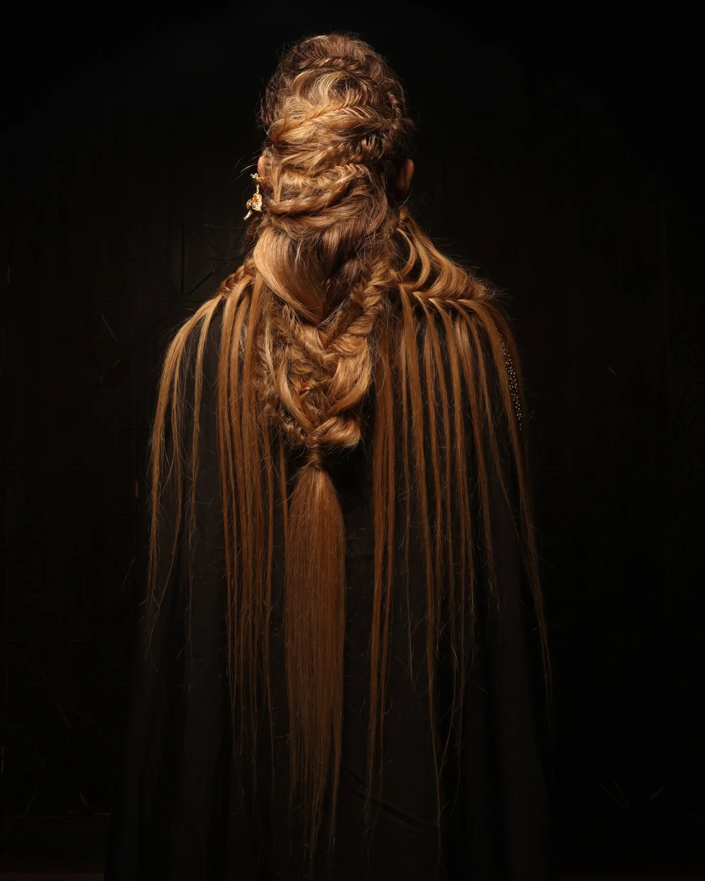 Photo shared by Amadeus Sabra on February 22, 2026 tagging @khajag.baronian. May be an image of one or more people, makeup, headdress, shawl, cloak, costume and text.