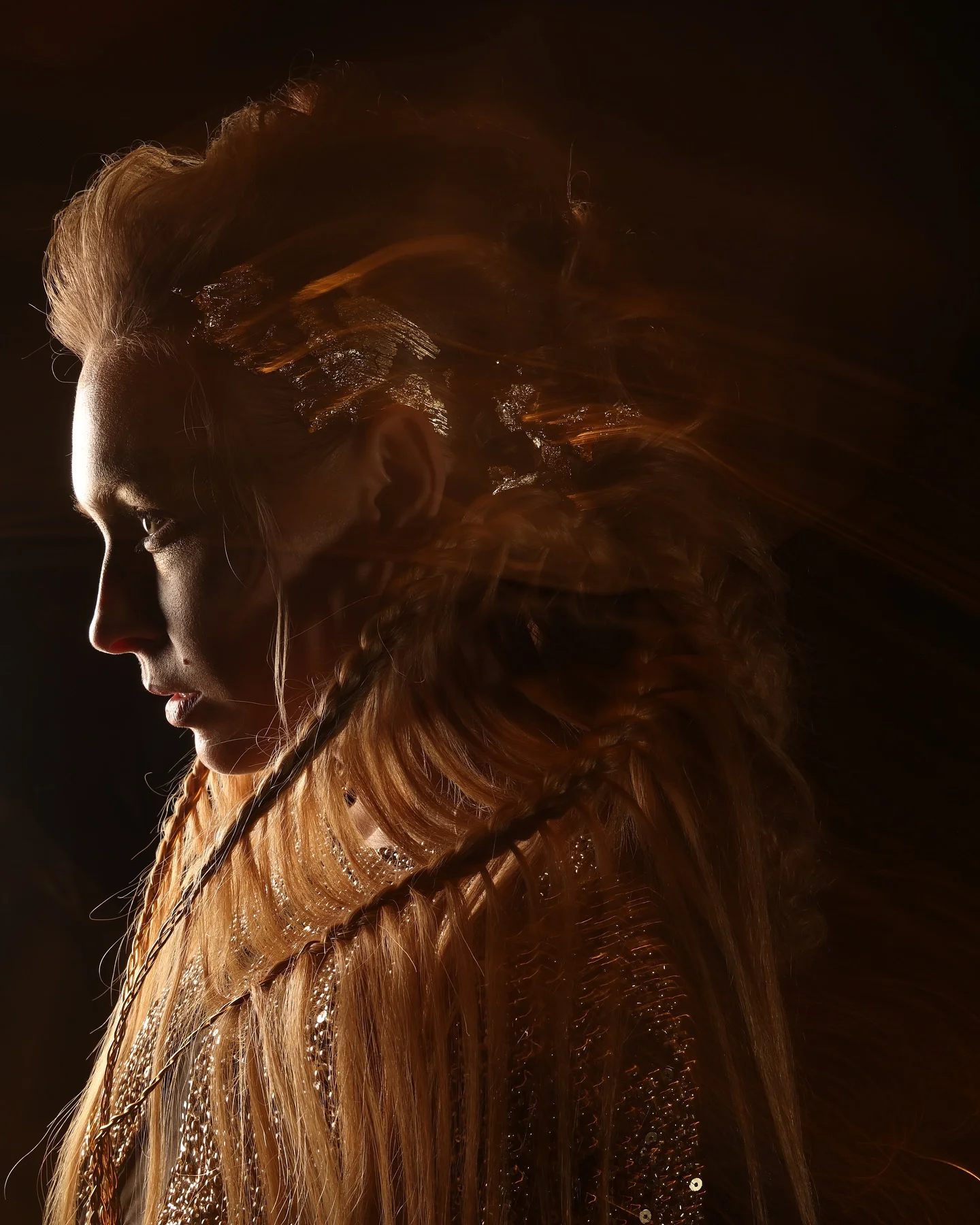 Photo by Amadeus Sabra on February 22, 2026. May be an image of one or more people, makeup, headdress, costume and text.