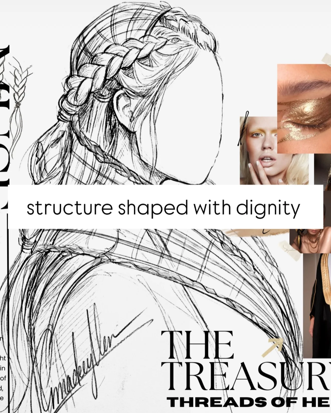 Photo by Amadeus Sabra on February 22, 2026. May be a graphic of poster, book, magazine and text that says 'structure shaped with dignity nt of a, , THE TREASUR THREADS HE'.