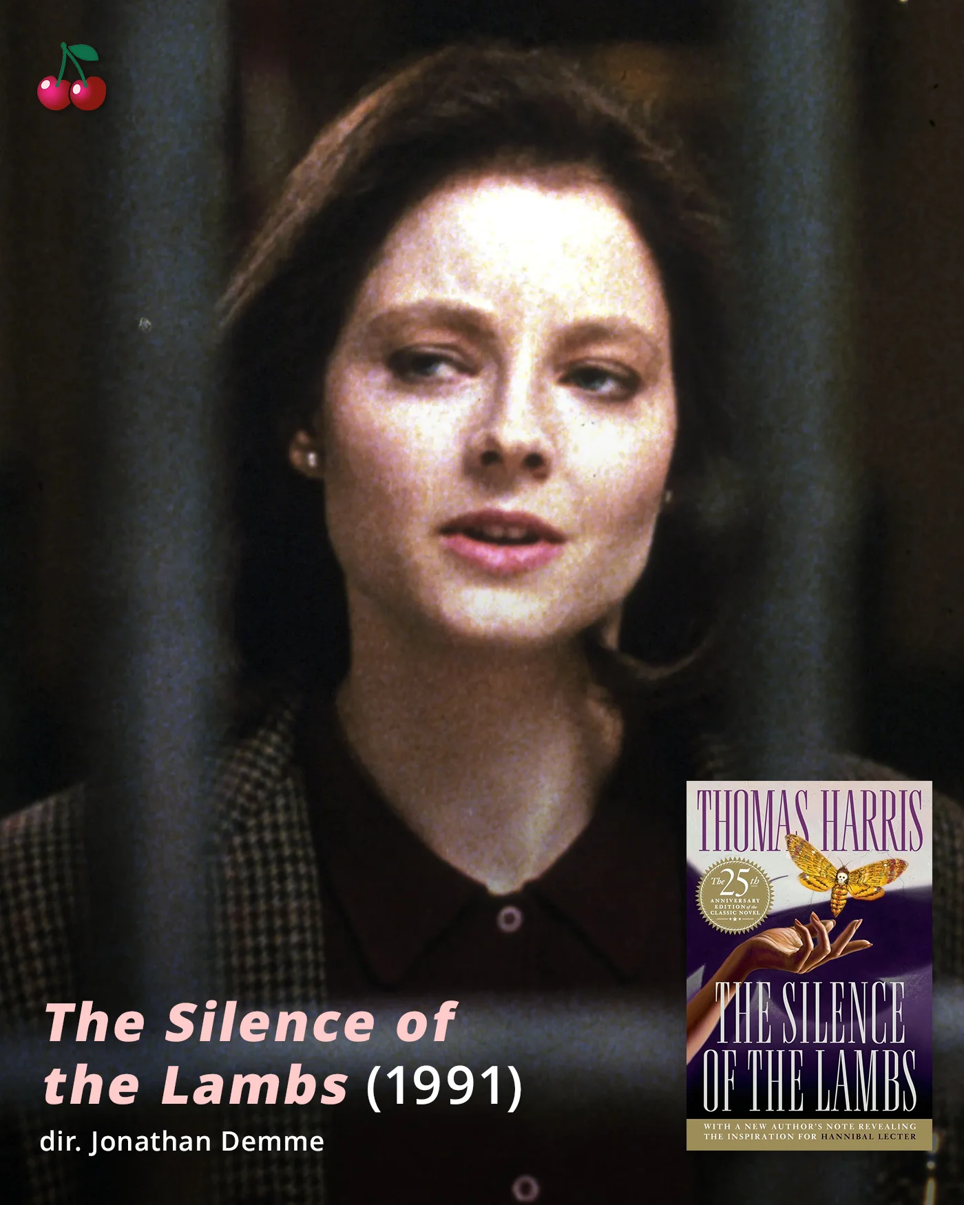 Photo by CherryPicks on March 18, 2026. May be an image of ‎one or more people, poster, magazine and ‎text that says '‎هی THOMAS HARRIS The Silence of the Lambs (1991) dir. ir.Jonathan Demme THE SILENCE OFTHELAMBS UTHORS WW. NOTERRELING‎'‎‎.