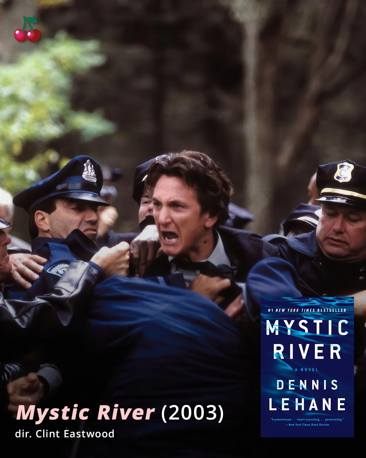 Photo shared by CherryPicks on March 18, 2026 tagging @seanpenn. May be an image of poster, raft and text.