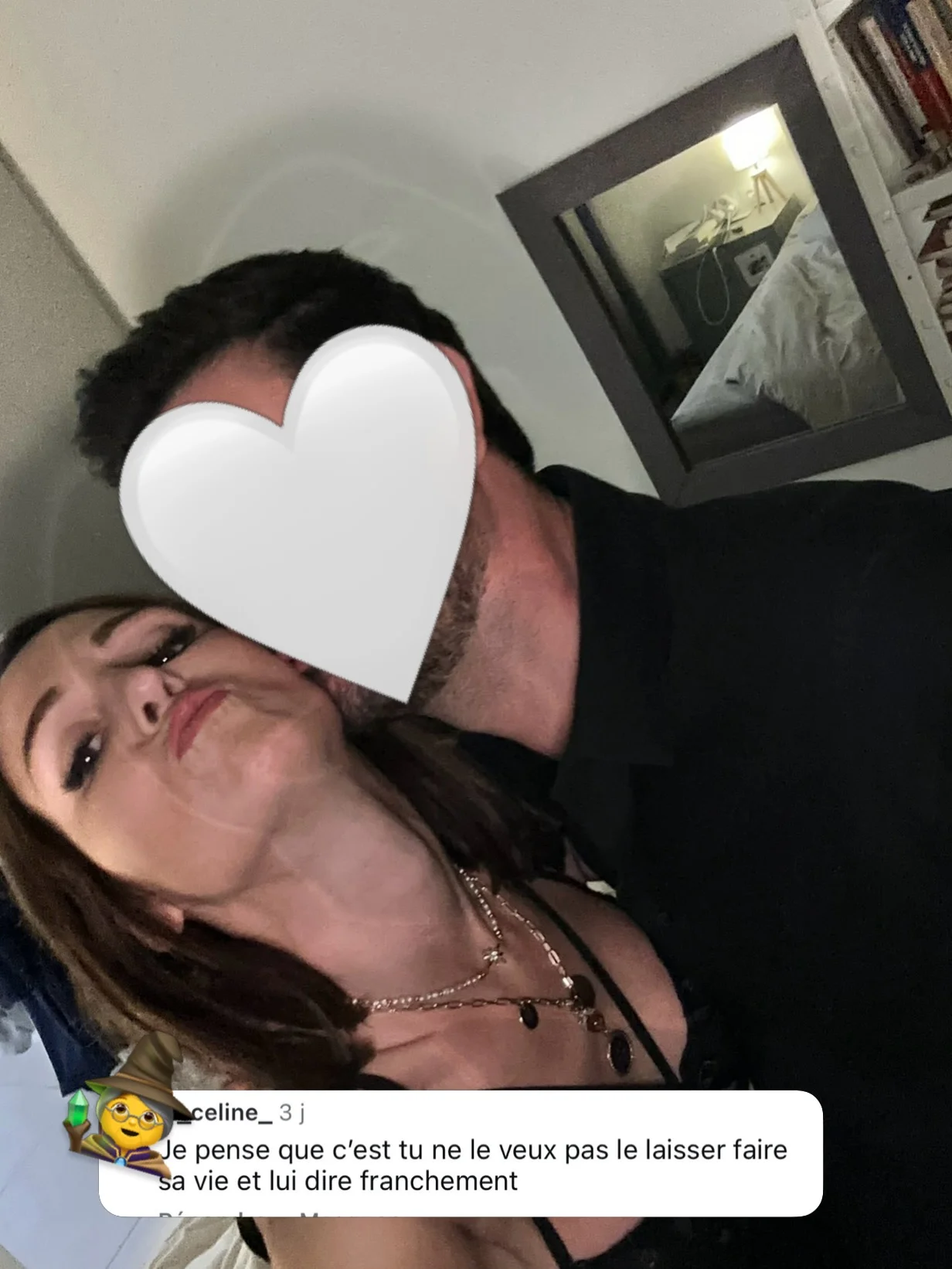 Photo by 𝓐𝓶𝓫𝓻𝓮 𝓮𝓽 𝓼𝓪 𝓯𝓪𝓶𝓲𝓵𝓵𝓮 on March 13, 2026. May be a selfie of one or more people, people smiling, people kissing, heart and text.