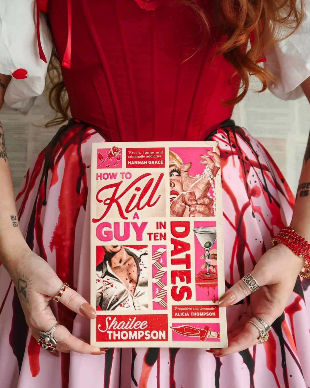 Photo by 🍂 𝖆𝖒𝖎 | 𝐬𝐩𝐨𝐨𝐤𝐲 𝐬𝐭𝐲𝐥𝐢𝐬𝐭 | 𝐟𝐢𝐧𝐚𝐥 𝐠𝐢𝐫𝐥 | 𝐚𝐮𝐭𝐮𝐦𝐧 𝐞𝐧𝐭𝐡𝐮𝐬𝐢𝐚𝐬𝐭 🍂 on March 18, 2026. May be an image of poster, book, magazine and text that says ''Fresh, โนตกย 힘선 HANNAH HANNAHGRACE GRACE Kill HOW T to GUY TEN IN DATES S Propulsive cinematic ALICIA THOMPSON Shailee THOMPSON 中民 ADa yeu DIII'.