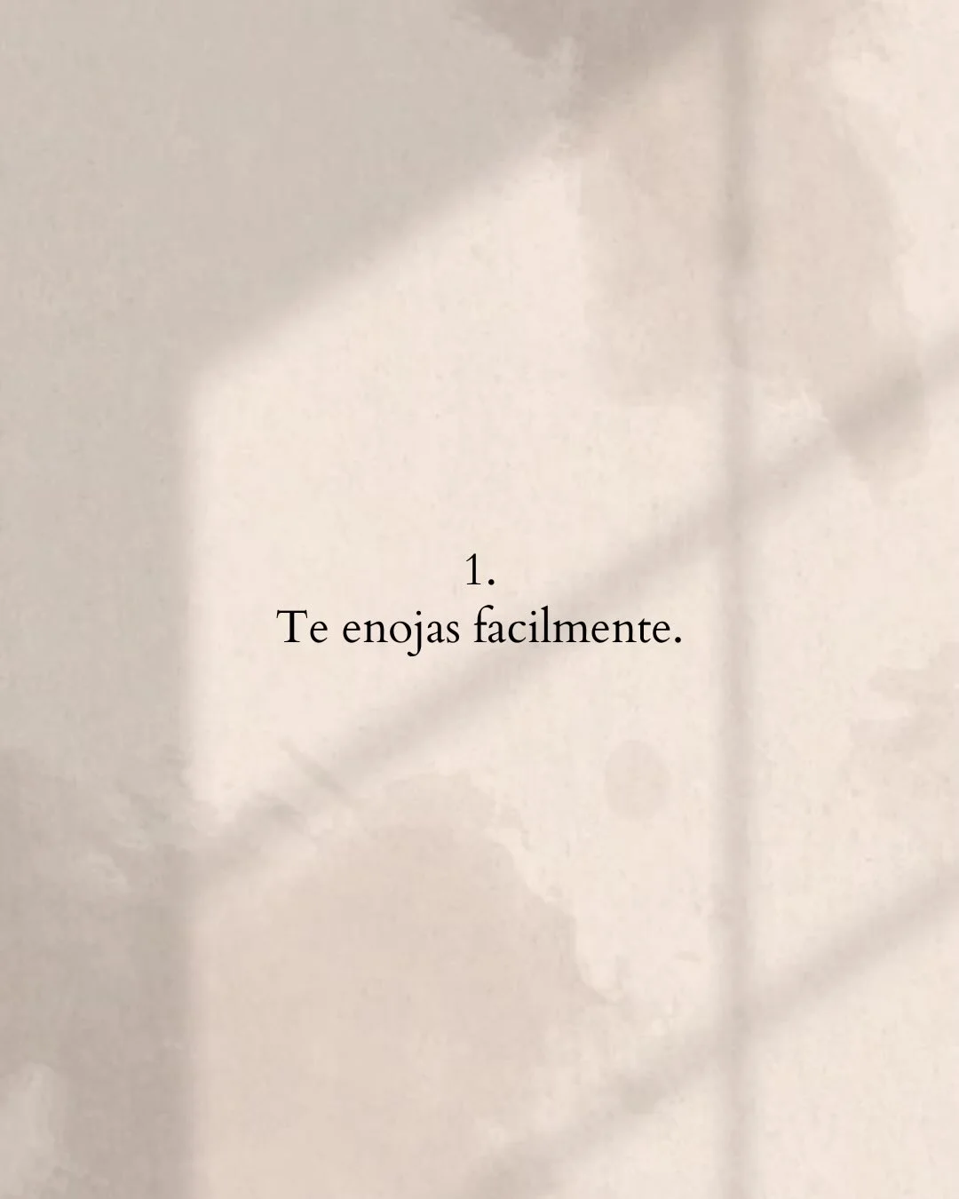 Photo by Amor Liviano on March 22, 2026. May be a meme of text that says '1. Te enojas Teenojasfacilmente. facilmente.'.