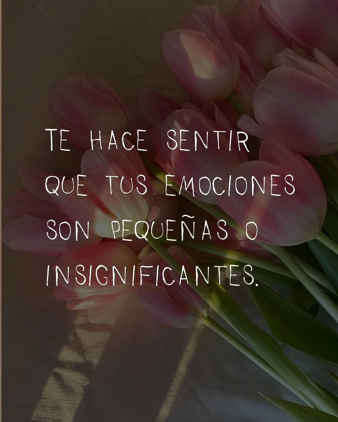 Photo by ILUSTRACIONES - DIBUJOS on March 14, 2026. May be an image of plant and text that says 'TE HACE SENTIR QUE TUS EMOCIONES SON PEQUEÑAS 0 INSIGNIFICANTES.'.