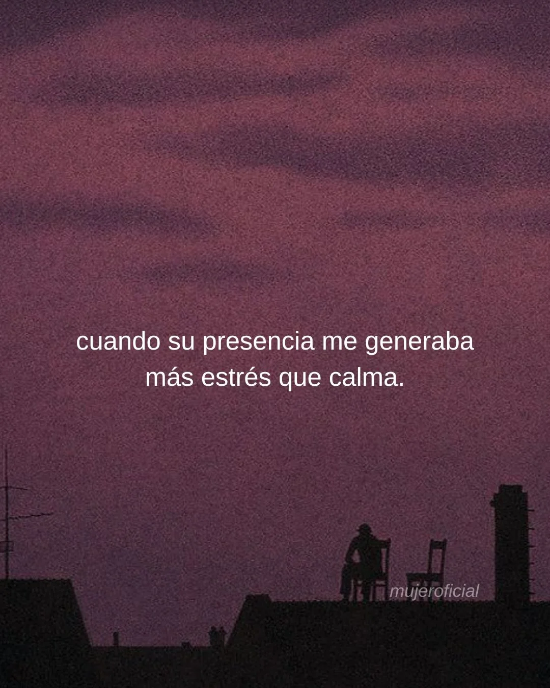 Photo by ILUSTRACIONES - DIBUJOS on March 05, 2026. May be a meme of text that says 'cuando su presencia me generaba más estrés que calma. mujeroficial mujer oficial'.