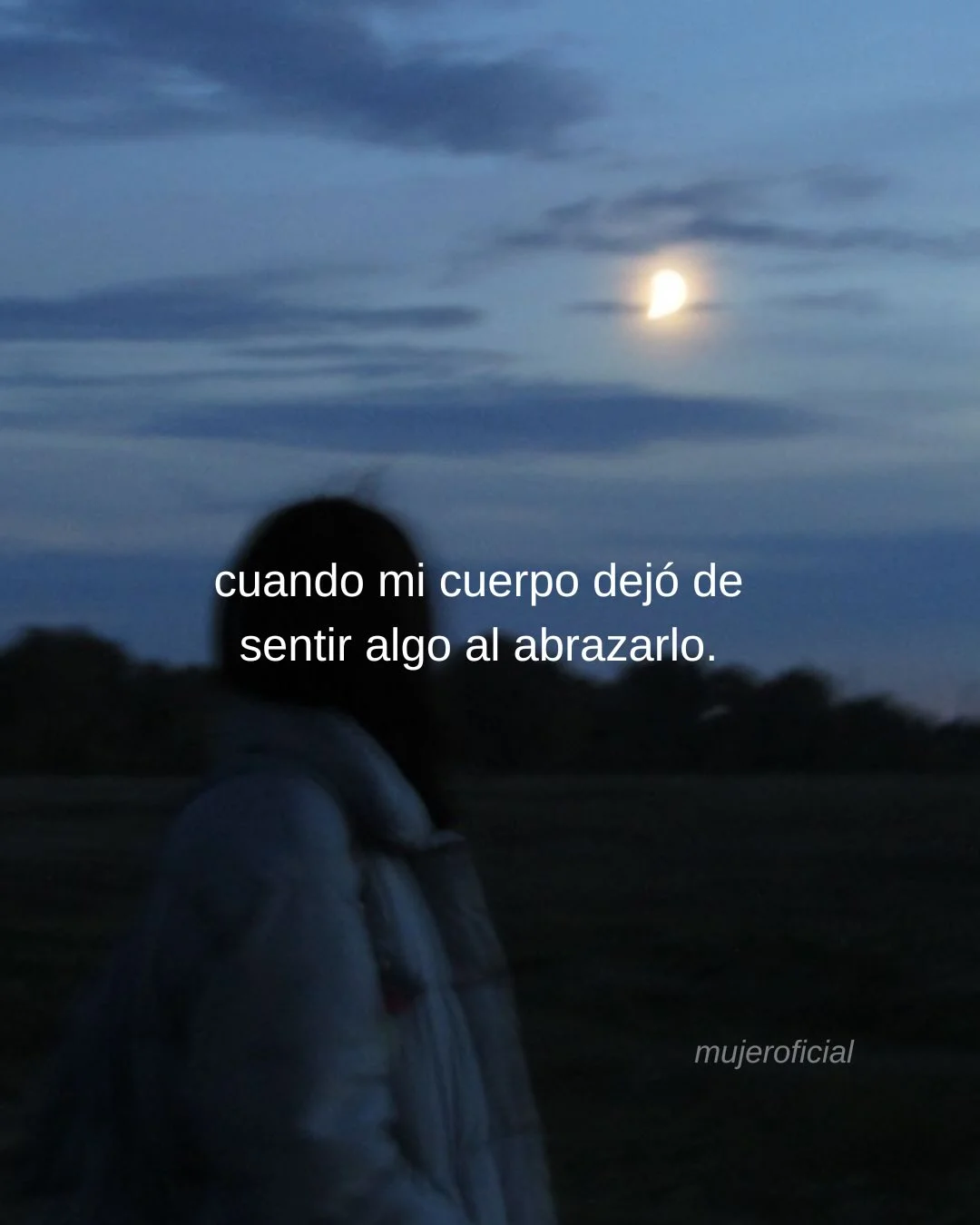 Photo by ILUSTRACIONES - DIBUJOS on March 05, 2026. May be a meme of one or more people and text that says 'cuando mi cuerpo dejó de sentir algo al abrazarlo. mujeroficial mujeroficial'.