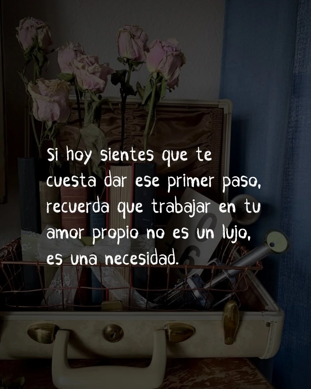 Photo by ILUSTRACIONES - DIBUJOS on March 11, 2026. May be a meme of text that says 'Si Si hoy sientes que te cuesta dar ese primer paso, recuerda que trabajar en tu amor propio no es es un Οή luja, es una necesidad.'.