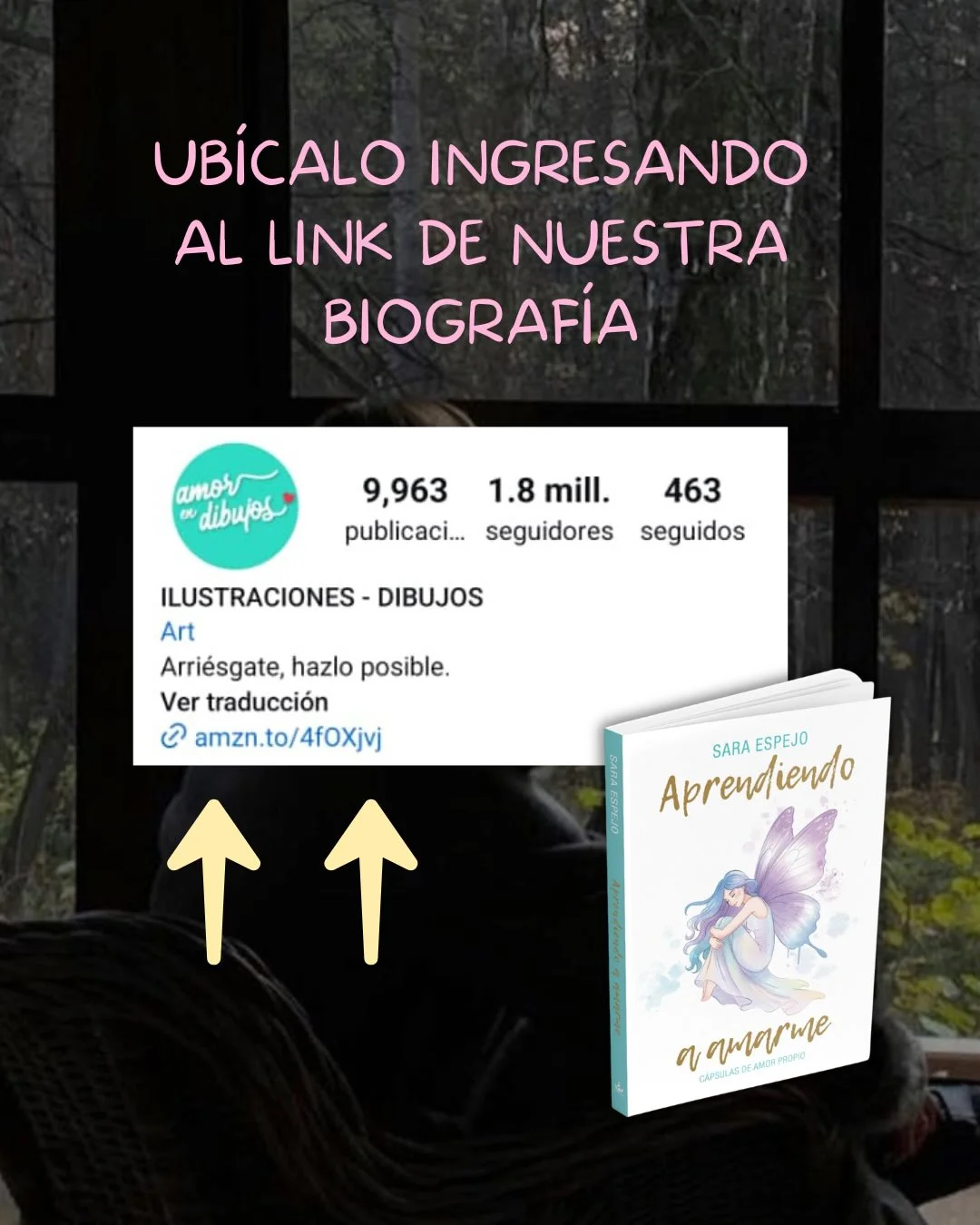 Photo by ILUSTRACIONES - DIBUJOS on March 17, 2026. May be a meme of bread, book, magazine, poster and text that says 'UBÍCALO INGRESANDO AL LINK DE NUESTRA BIOGRAFÍA amor ชบ dibujos 9,963 1.8 mill. publicaci... seguidores 463 seguidos ILUSTRACIONES DIBUJOS Art Arriésgate, hazlo posible. Ver traducción ව amzn.to/4foXjvj SARA ESPEJO Aprendiendo лaworwe na PHOPO α CAPSLLASOS AU'.