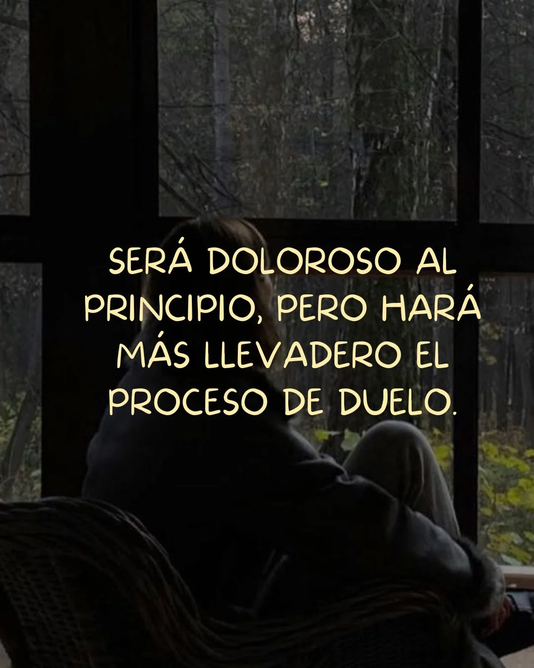 Photo by ILUSTRACIONES - DIBUJOS on March 17, 2026. May be a meme of text that says 'SERÁ DOLOROSO AL PRINCIPIO, PERO HARÁ MÁS LLEVADERO EL PROCESO DE DUELO.'.