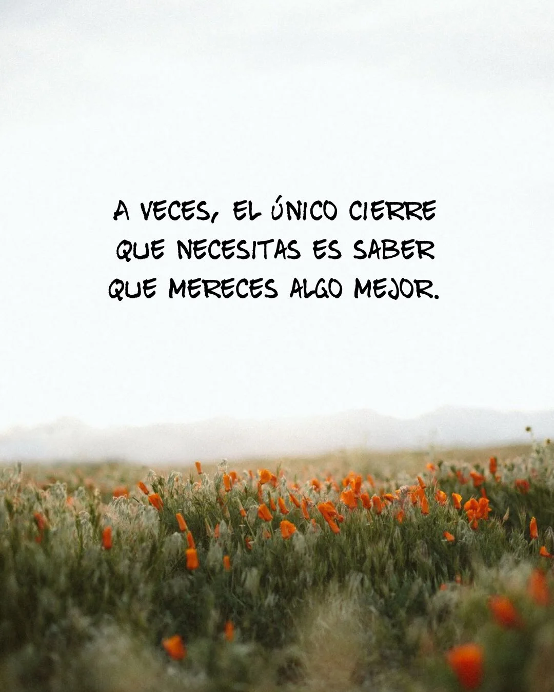 Photo by ILUSTRACIONES - DIBUJOS on March 18, 2026. May be an image of text that says 'A VECES, EL ÚNICO CIERRE CIERRE QUE NECESITAS ES SABER QUE MERECES ALGO MEJOR.'.
