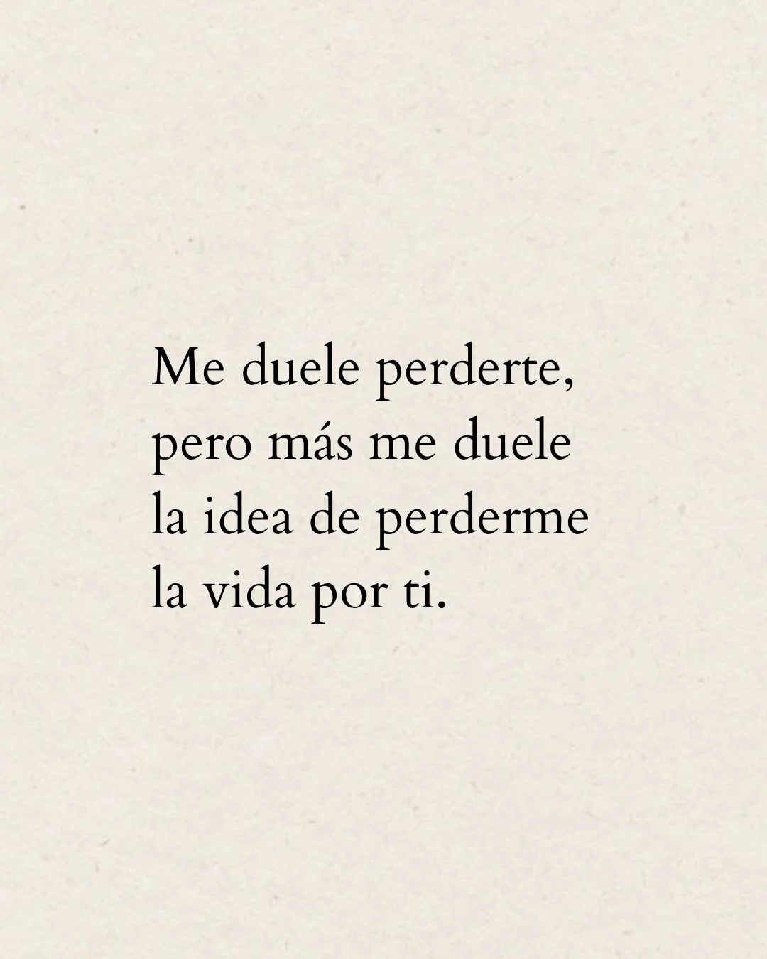 Photo by ILUSTRACIONES - DIBUJOS on March 20, 2026. May be a meme of text that says 'Me duele perderte, pero más me duele la idea de perderme la vida por ti.'.