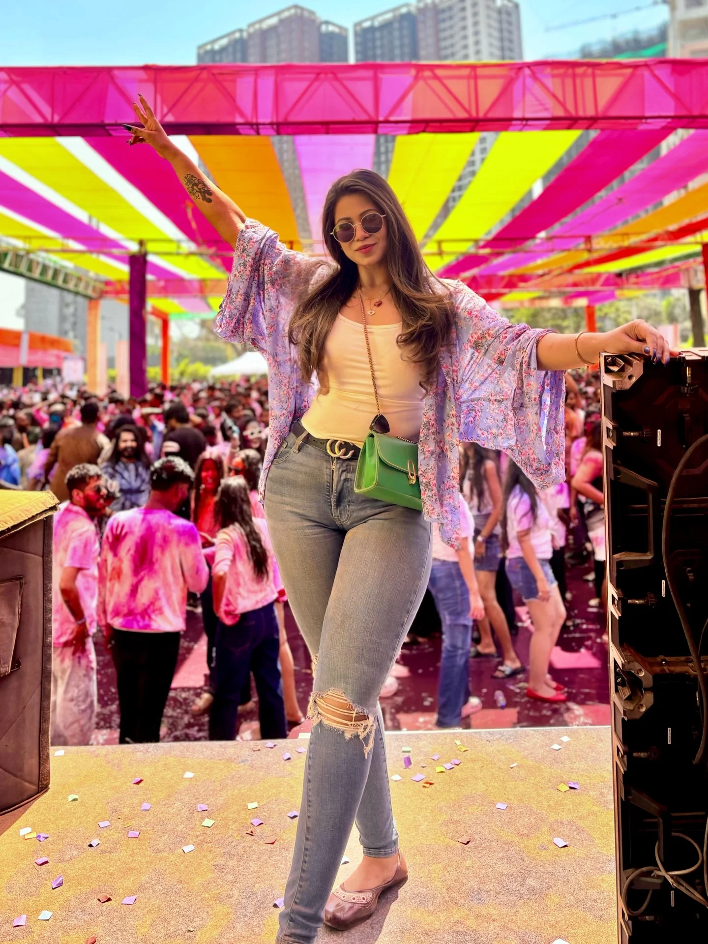 Photo shared by Amrita Singh on March 03, 2026 tagging @thesunshine_media, and @hoteltiptopinternational. May be an image of crowd and text.