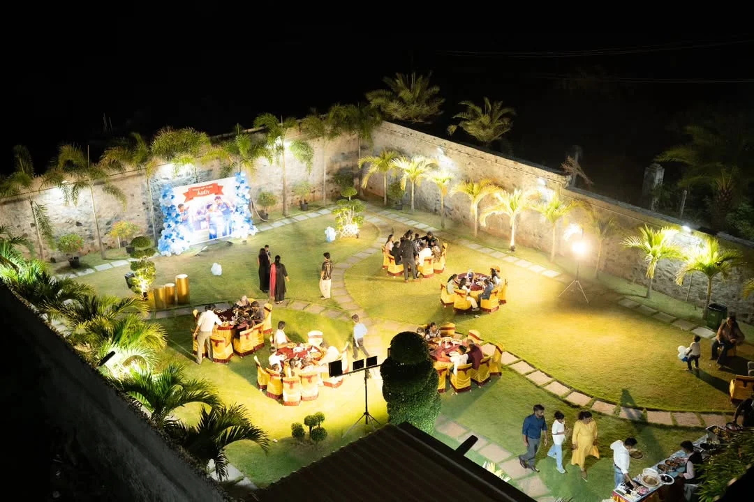 Photo by Abishek Chandamarakshan on February 27, 2026. May be an image of lighting, night, outdoors and text.