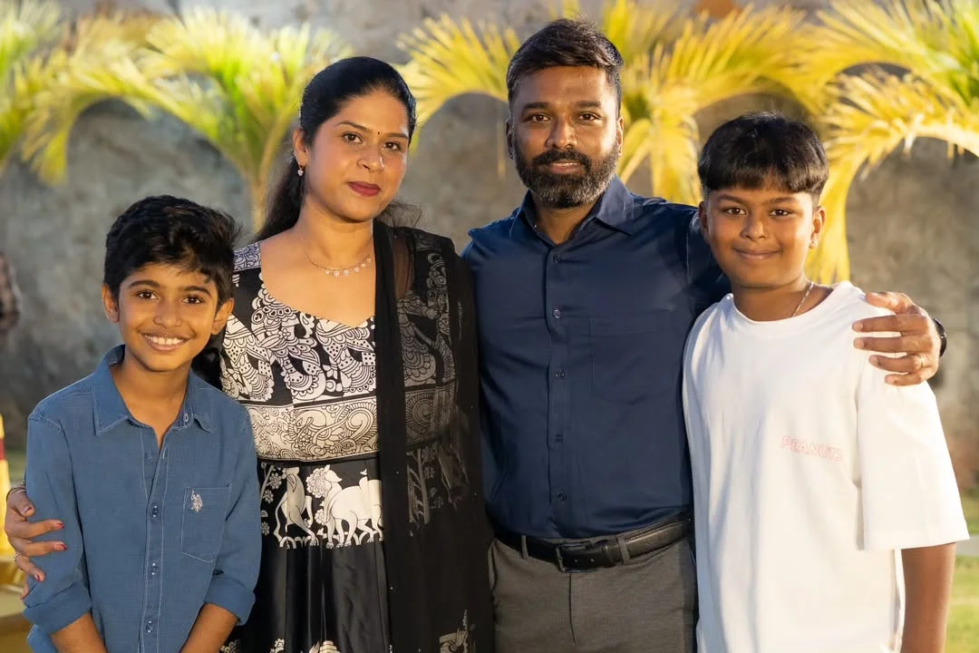 Photo by Abishek Chandamarakshan on February 27, 2026. May be a selfie of one or more people, people smiling and text.