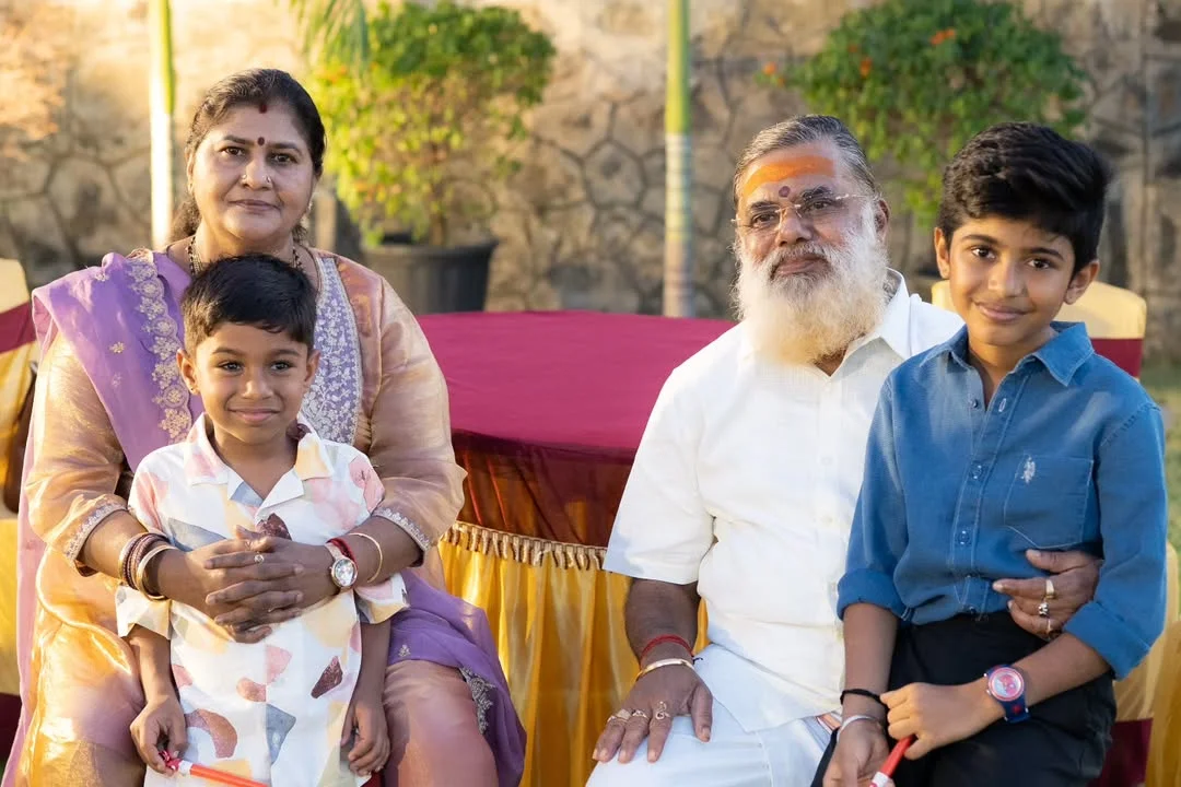 Photo by Abishek Chandamarakshan on February 27, 2026. May be an image of child, smiling and text.